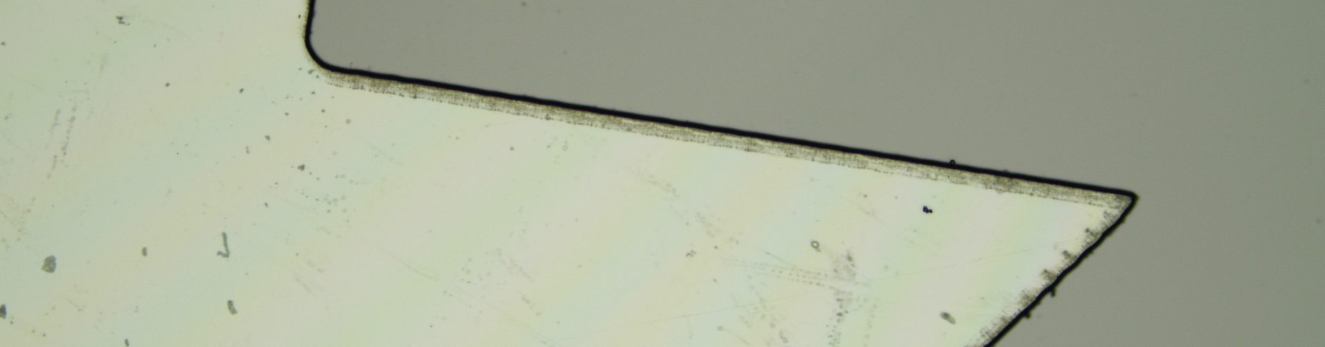 Thin glass cut